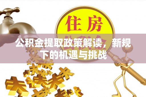 凌源公积金提取政策解读，新规下的机遇与挑战