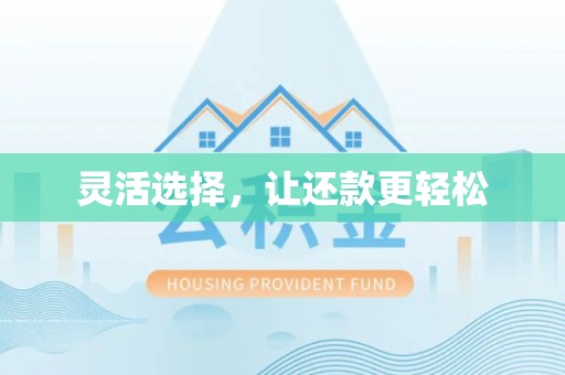 凌源灵活选择，让还款更轻松