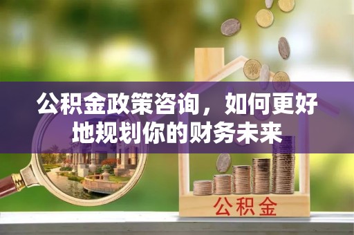 凌源公积金政策咨询，如何更好地规划你的财务未来