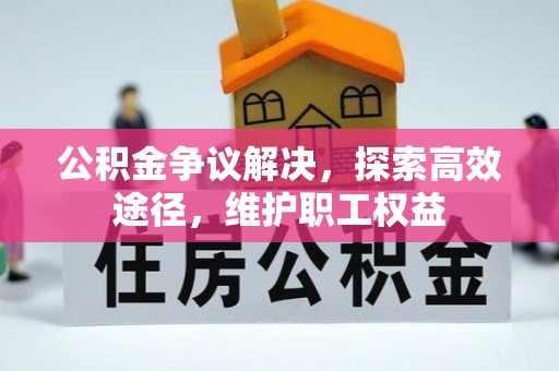 凌源公积金争议解决，探索高效途径，维护职工权益
