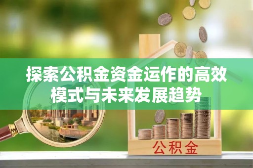 凌源探索公积金资金运作的高效模式与未来发展趋势