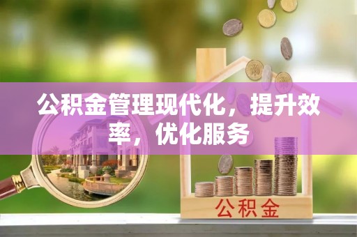 凌源公积金管理现代化，提升效率，优化服务