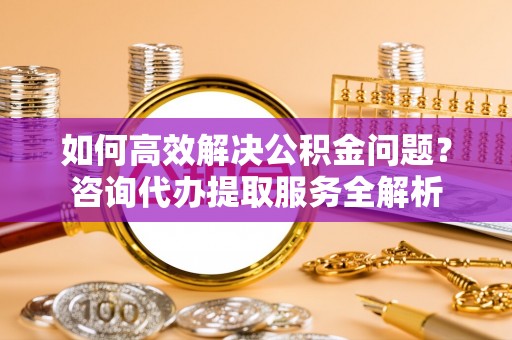 凌源如何高效解决公积金问题？咨询代办提取服务全解析