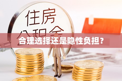 凌源合理选择还是隐性负担？