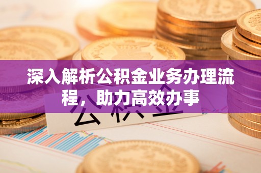 凌源深入解析公积金业务办理流程，助力高效办事