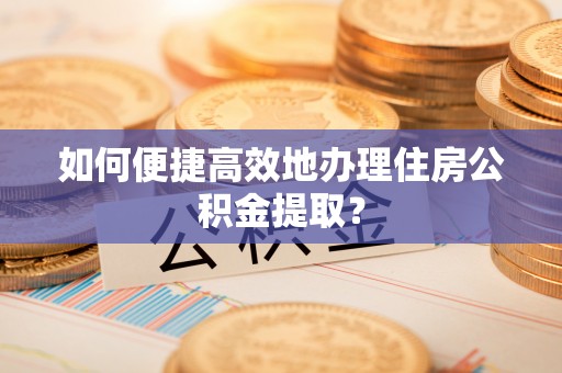 凌源如何便捷高效地办理住房公积金提取？